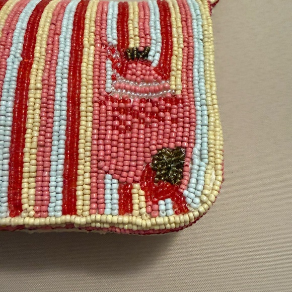 India Beaded Bag Colorful Tropical Fruits & Tropical Drink Cocktail Beverage - Picture 9 of 9